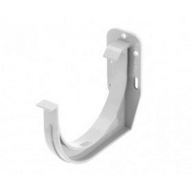 Держатель желоба ПВХ водосточной системы Бриза (Bryza) 125 мм белый