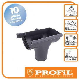 Воронка Profil правая Р 130 графитовая