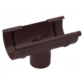 Воронка сливная водосточной системы Бриза (Bryza) 125 мм коричневый