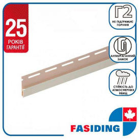 Планка FaSiding "финишна" "Лен" Т-14. 3.66м