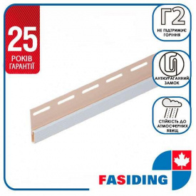 Планка FaSiding "финишная" "Хлопок" Т-14. 3.66м