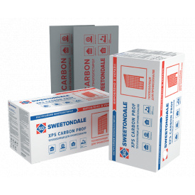 Экструдированный пенополистирол XPS CARBON PROF 1180х580х50 (0,27376 м3/8 плит)