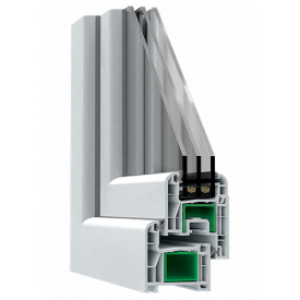 Металлопластиковое окно Steko S600. Украинский профиль