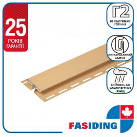 Планка FaSiding "Соединительная" "Арахис" Т-18. 3.05м