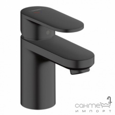 Смеситель для раковины с донным клапаном Hansgrohe Vernis Blend Single 70 CoolStart 71598670 матовый черный