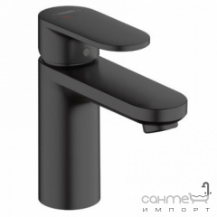 Смеситель для раковины с донным клапаном Hansgrohe Vernis Blend Single 100 CoolStart 71589670 матовый черный Запоріжжя