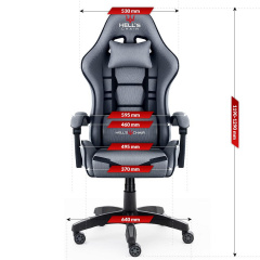 Компьютерное кресло Hell's Chair HC-1008 Grey Бердянск