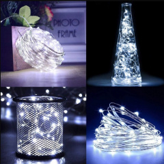 Гирлянда Нить Led 100 проволока 10 м Белый 1 режим USB + батарейка Decorative Light 218-21528273 Володарск-Волынский