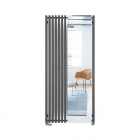 Дизайнерский радиатор Terma Triga M 1700x780 вертикальный, серый матовый