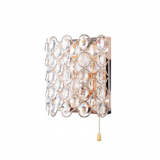 Бра LED хрустальное с выключателем Дворцовый Brille 40W BCL-484 Золотистый