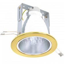 Светильник потолочный встроенный Brille 60W VDL-35 Латунь