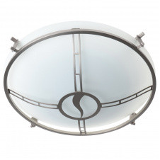 Светильник настенно-потолочный Brille 60W W056 Никель