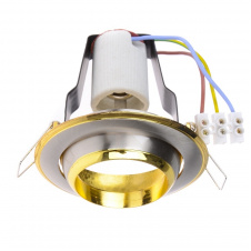 Поворотный точечный светильник Brille 60W RO-50 Золотистый 161251