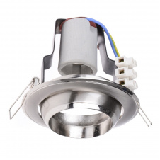 Поворотный точечный светильник Brille 60W RO-50 Хром 161249