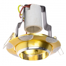 Поворотный точечный светильник Brille 60W RO-50 Латунь 161257
