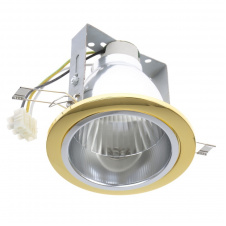 Светильник потолочный встроенный Brille 60W VDL-35 Латунь