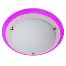 Светильник настенно-потолочный Brille 60W W-188 Розовый
