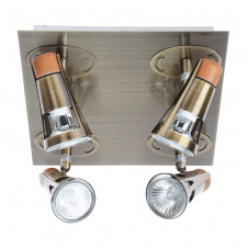 Светильник спот Brille Металл 50W HTL-98 Бронзовый 176303