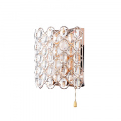 Бра LED хрустальное с выключателем Дворцовый Brille 40W BCL-484 Золотистый Житомир
