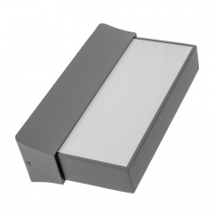 Светильник фасадный накладной led с датчиком движения IP54 Brille 10W AL-87 Серый Одеса