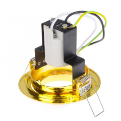 Поворотный точечный светильник Brille 60W RO-50 Золотистый 161266 Дзензелевка