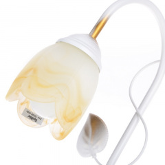 Настольная лампа флористика Brille 60W BKL-472 Золотистый Одесса