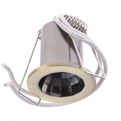 Маленький точечный светильник Brille 20W HDL-DJ Золотистый 163608 Нова Прага