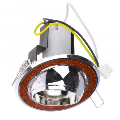 Поворотный точечный светильник Brille 60W RO-50 Хром 161264 Ладан