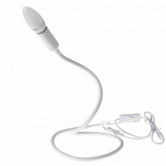 Настольная лампа в современном стиле гибкая Brille 40W BL-423 Белый Кременчук
