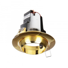 Поворотный точечный светильник Brille 60W RO-50 Золотистый 161297 Вознесенськ