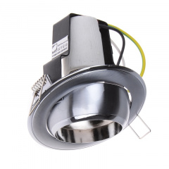 Поворотный точечный светильник Brille 60W RO-50 Хром 161250 Запоріжжя