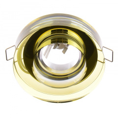 Декоративный точечный светильник Brille 20W HDL-G151 Золотистый 164126 Дзензелівка