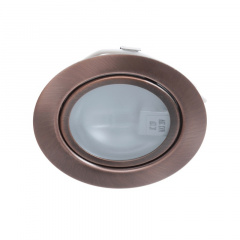 Точечный светильник Brille 20W HDL-J 06 Медь 163897 Лозова