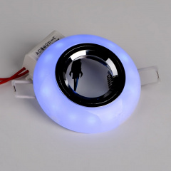 Точечный светильник с подсветкой Brille HDL-G230 Белый 36-068 Пологи