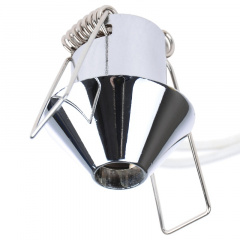 Маленький точечный светильник Brille 20W HDL-DJ 14 Хром 163099 Васильків