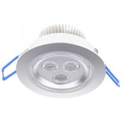 Точечный светильник Brille 3W LED-106 Серебристый 176489 Еланец