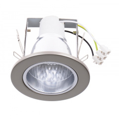 Светильник потолочный встроенный Brille 60W VDL-25 Никель Доманёвка