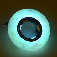 Точечный светильник с подсветкой Brille HDL-G231 Белый 36-072 Токмак
