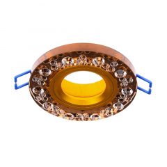 Декоративный точечный светильник Brille HDL-G19 Золотистый L13-040 Лозовая