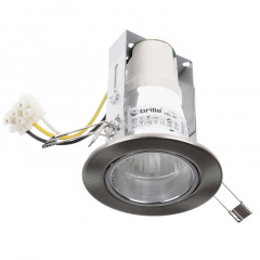 Светильник потолочный встроенный Brille 60W VDL-20 Никель Чугуев