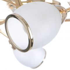 Люстра Brille Флористика 60W E14 Золотистый Чортків