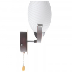 Бра с выключателем Классическое Brille 40W BR-382 Черный Калуш