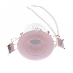 Маленький точечный светильник Brille 20W HDL-G93 Розовый 162072 Гайсин