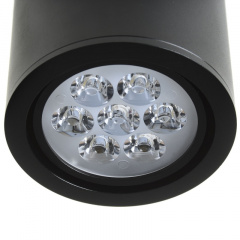Светильник потолочный led накладной Brille 7W LED-211 Черный Михайлівка