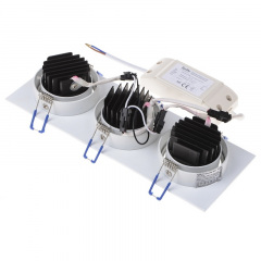 Светильник потолочный led встроенный Brille 15W LED-173 Белый Хуст