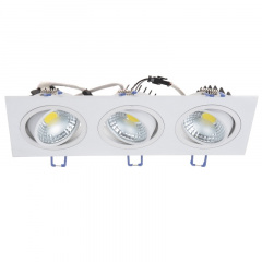 Светильник потолочный led встроенный Brille 15W LED-173 Белый Хуст