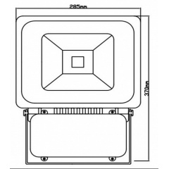 Прожектор Brille LED IP65 80W HL-09 Серый L25-005 Ніжин