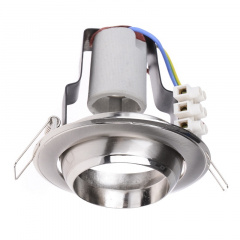 Поворотный точечный светильник Brille 60W RO-50 Хром 161249 Ромни