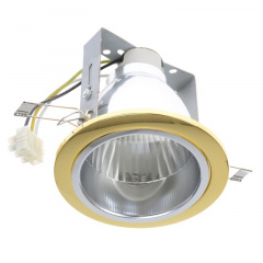Светильник потолочный встроенный Brille 60W VDL-35 Латунь Коростень