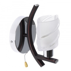 Бра с выключателем Классическое Brille 40W BR-591 Коричневый Калуш